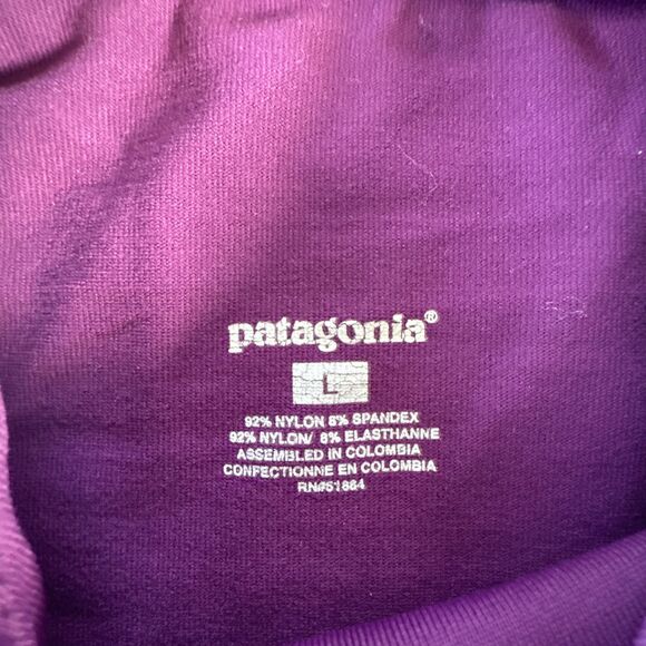 Patagonia Morning Glory Wrap Athletic Hoodie in Purple Women’s Size‎ Large - Picture 7 of 10